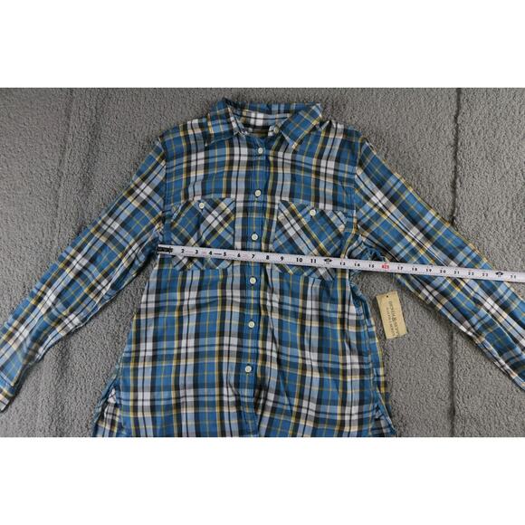New Polo Ralph Lauren Denim Supply Company Womens M Blue Plaid Cowgirl - Picture 5 of 6